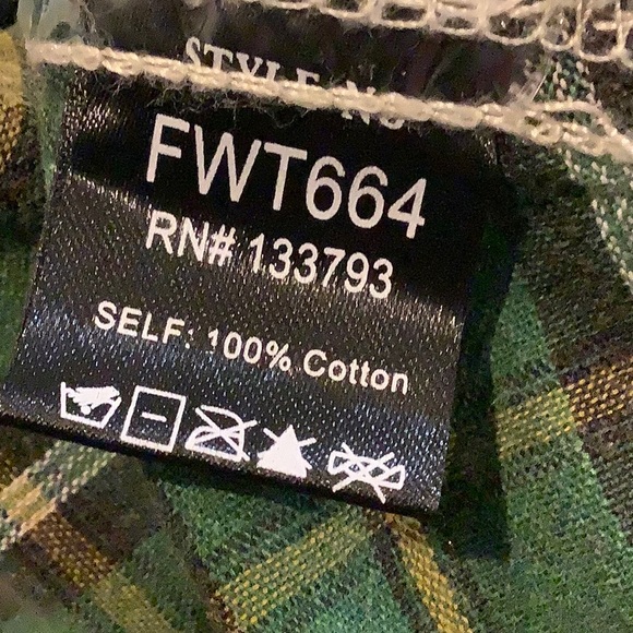 NWT POL 100% Cotton Distressed Frayed Multi Pattern Punk Hipster Button Down L - Picture 10 of 11